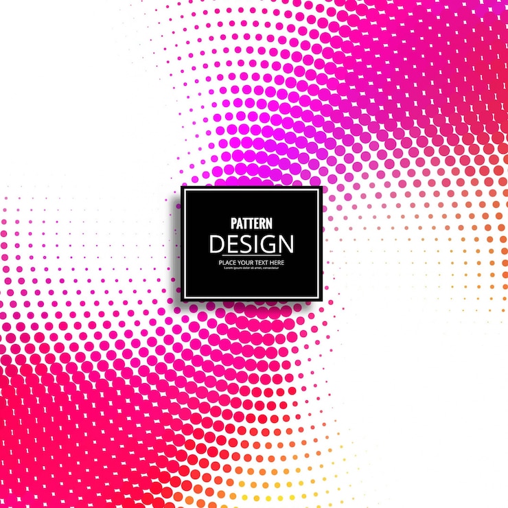Vector Gratis latar belakang halftone modern abstrak