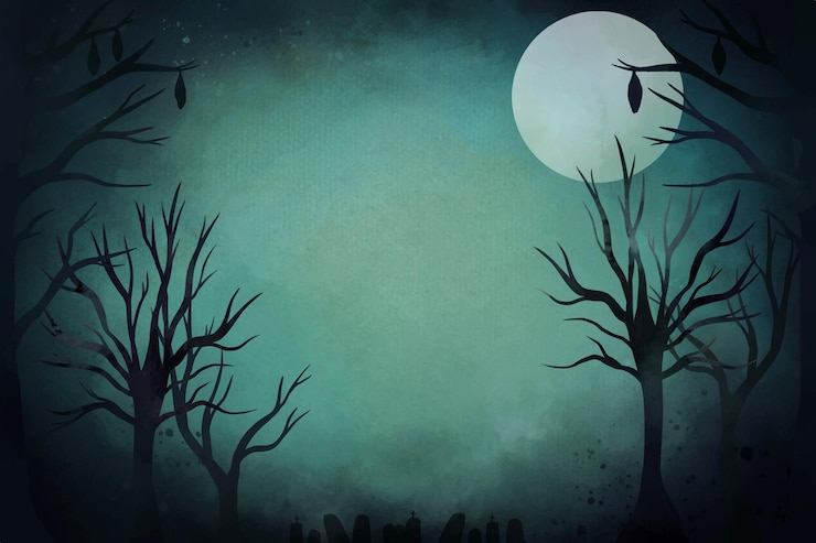 Vector Gratis latar belakang halloween cat air