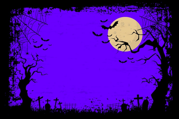 Vector Gratis latar belakang halloween grunge
