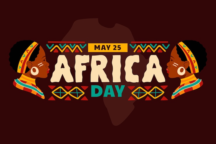 Vector Gratis latar belakang hari afrika datar