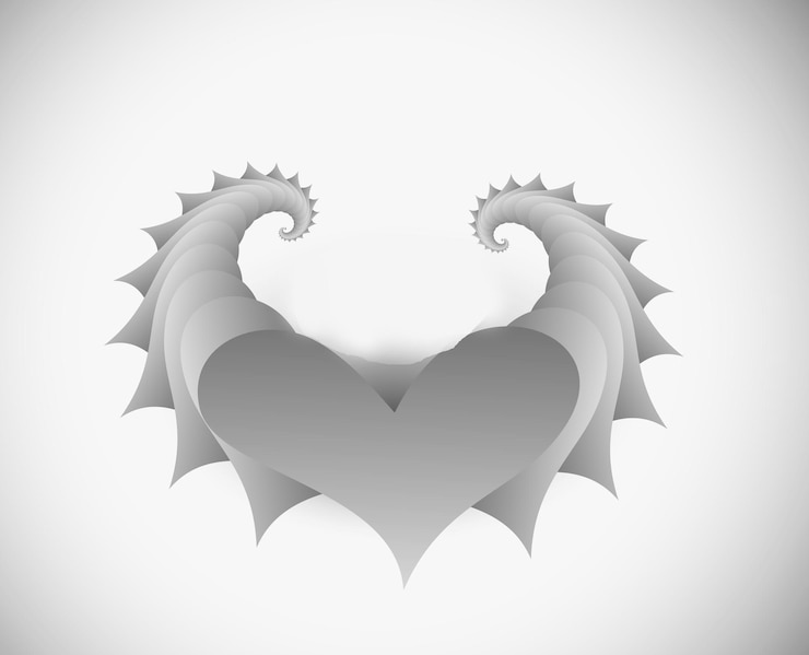 Vector Gratis latar belakang hati hari valentine, ilustrasi vektor.