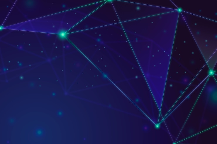 Vector Gratis latar belakang koneksi gradien