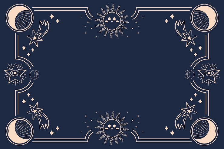 Vector Gratis latar belakang langit digambar tangan