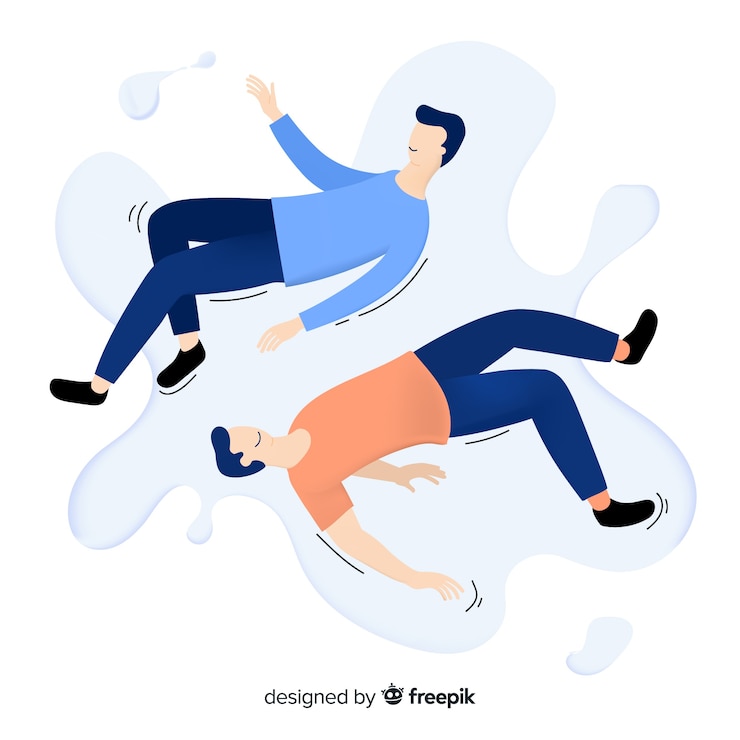 Vector Gratis latar belakang orang anti gravitasi