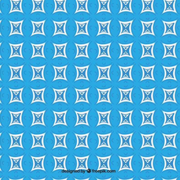 Vector Gratis latar belakang pola geometris biru