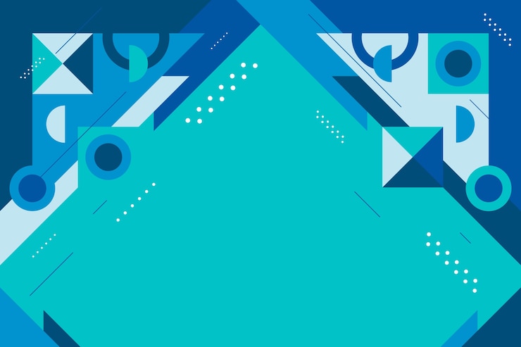 Vector Gratis latar belakang pola geometris desain datar