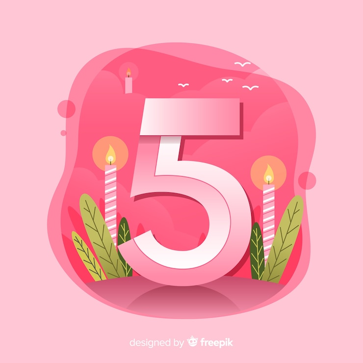Vector Gratis latar belakang selamat ulang tahun abstrak penuh warna