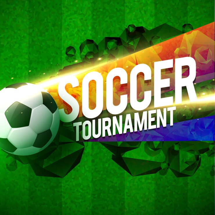 Vector Gratis latar belakang sepak bola penuh warna