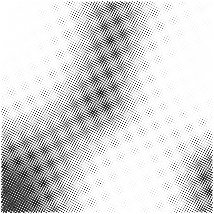 Vector Gratis latar belakang tekstur pola halftone grunge hitam putih