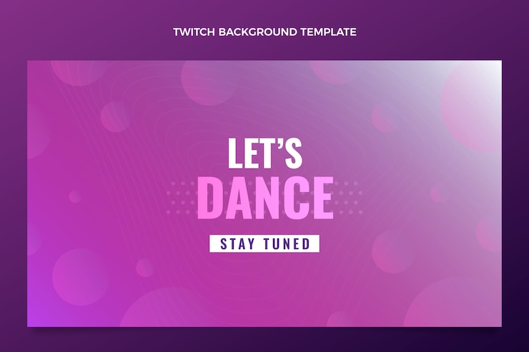 Vector Gratis latar belakang twitch festival musik penuh warna gradien