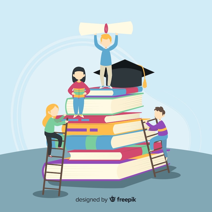 Vector Gratis latar belakang universitas datar