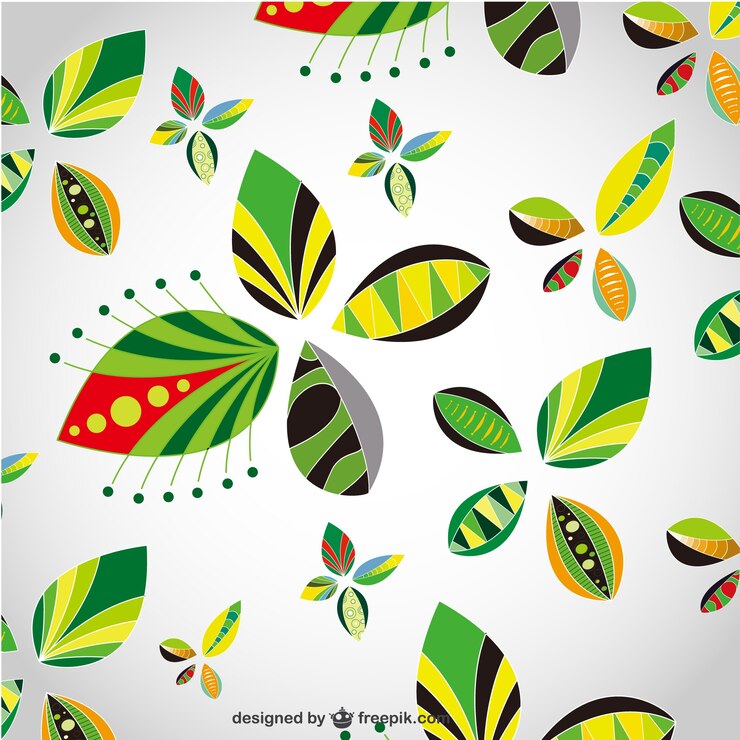 Vector Gratis leaves background vector