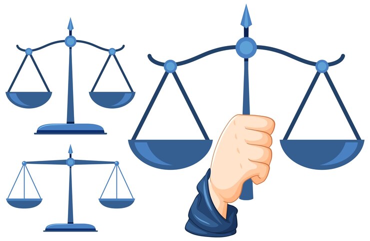 Vector Gratis legal justice balance scale icon