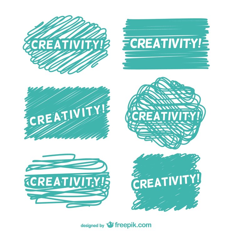 Vector Gratis lencana kreativitas pirus