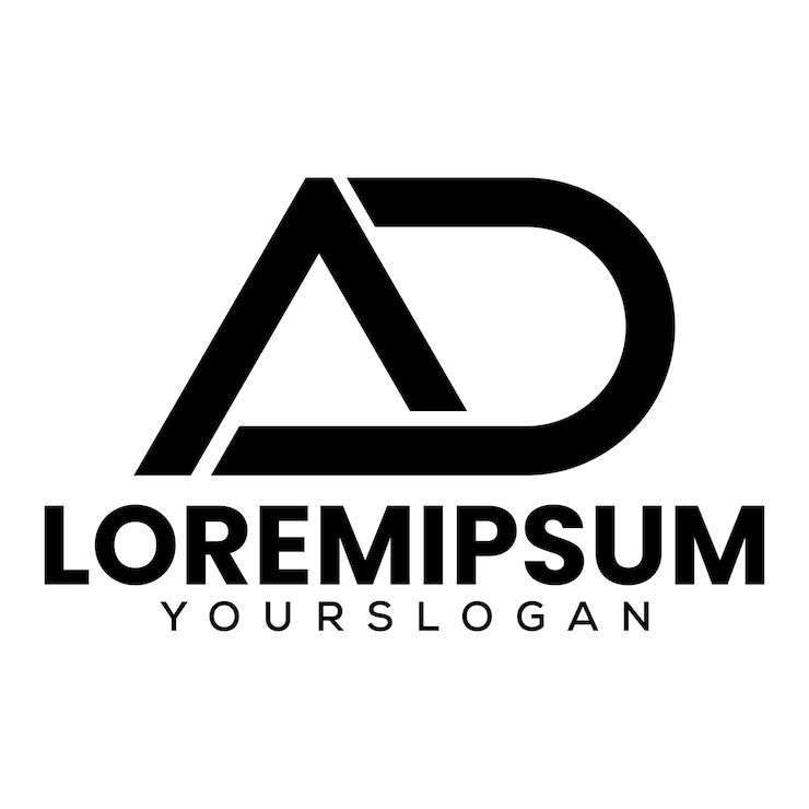 Vector Gratis letter a d initial logo design