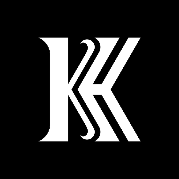 Vector Gratis letter k monogram icon logo design