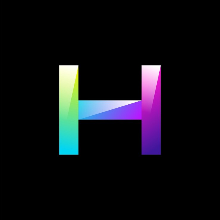 Vector Gratis letter logo simple gradient color