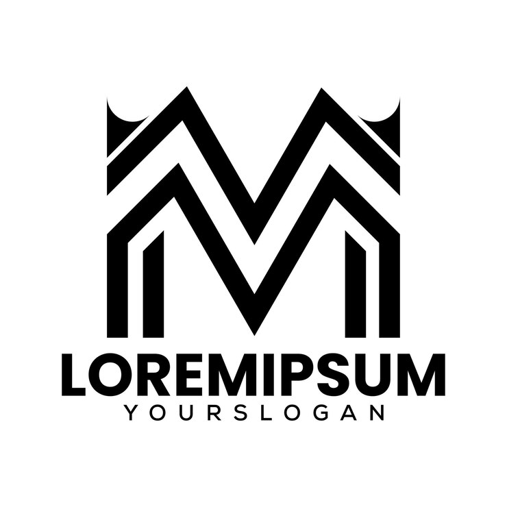 Vector Gratis letter m icon logo design vector