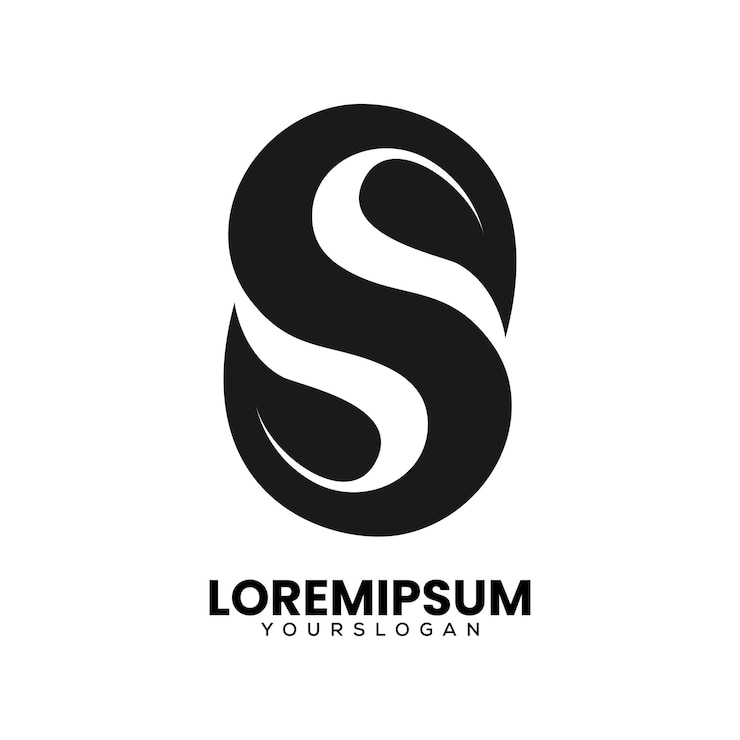 Vector Gratis letter s leaf logo design