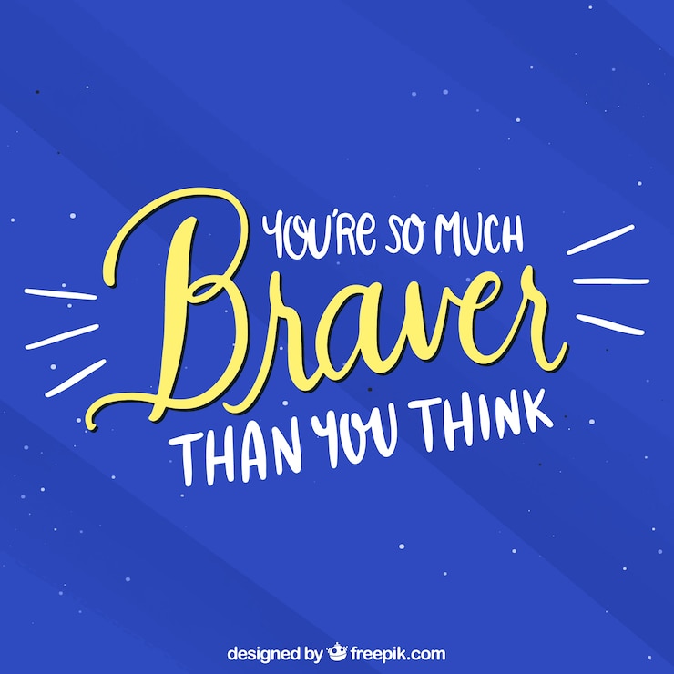 Vector Gratis lettering background with motivational message