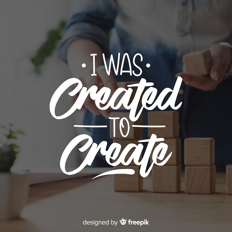 Vector Gratis lettering design for creativity purposes