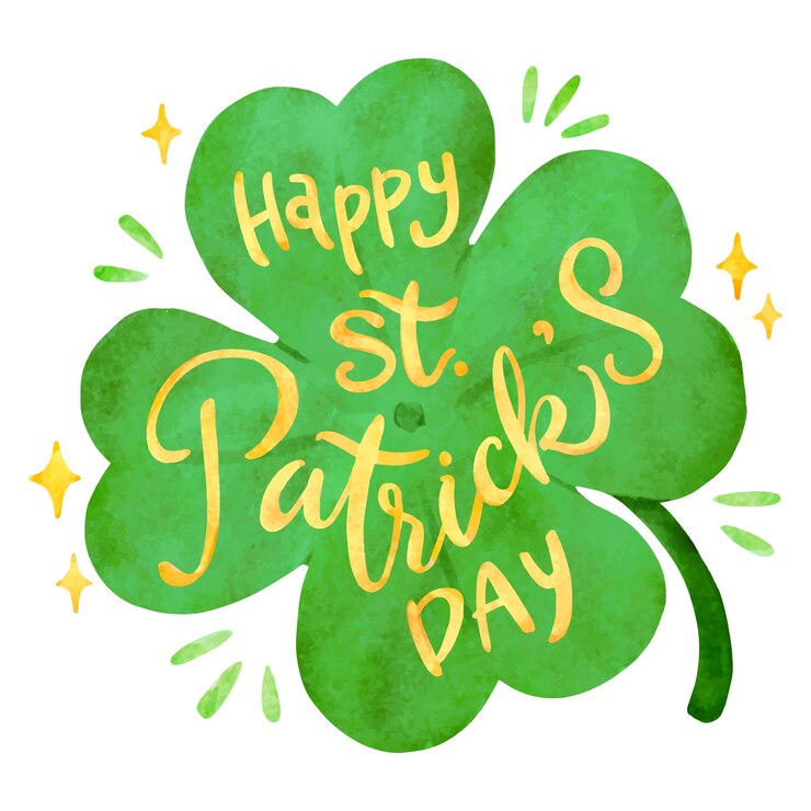 Vector Gratis lettering saint patrick's day