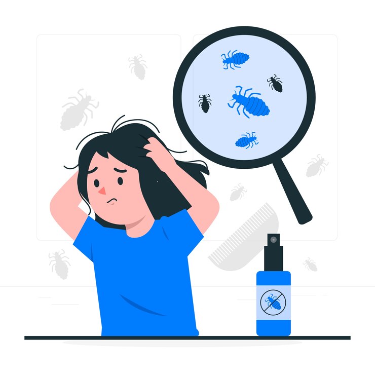 Vector Gratis lice concept illustration