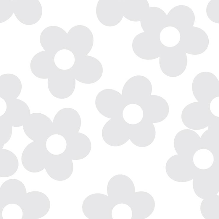 Vector Gratis light gray floral patterned background vector