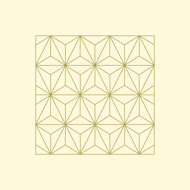 Vector Gratis linear illustration of a square block