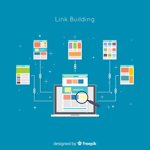 Link building concept