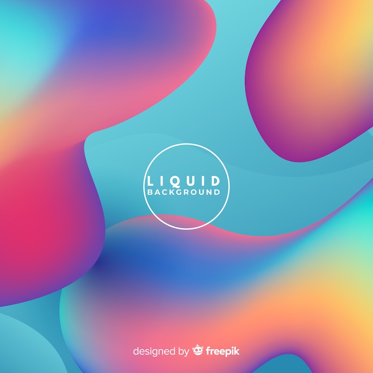 Vector Gratis liquid background