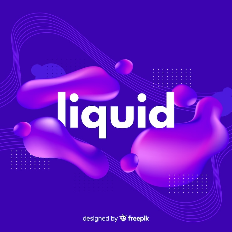 Vector Gratis liquid background
