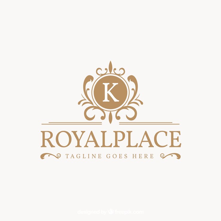 Vector Gratis logo dalam gaya vintage dan mewah