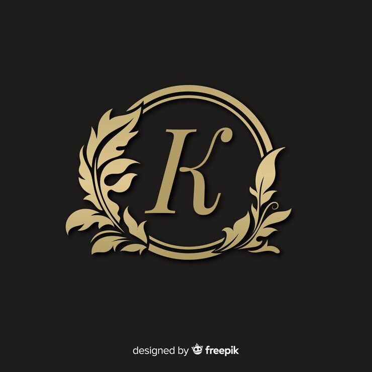 Vector Gratis logo elegan keemasan dengan bingkai