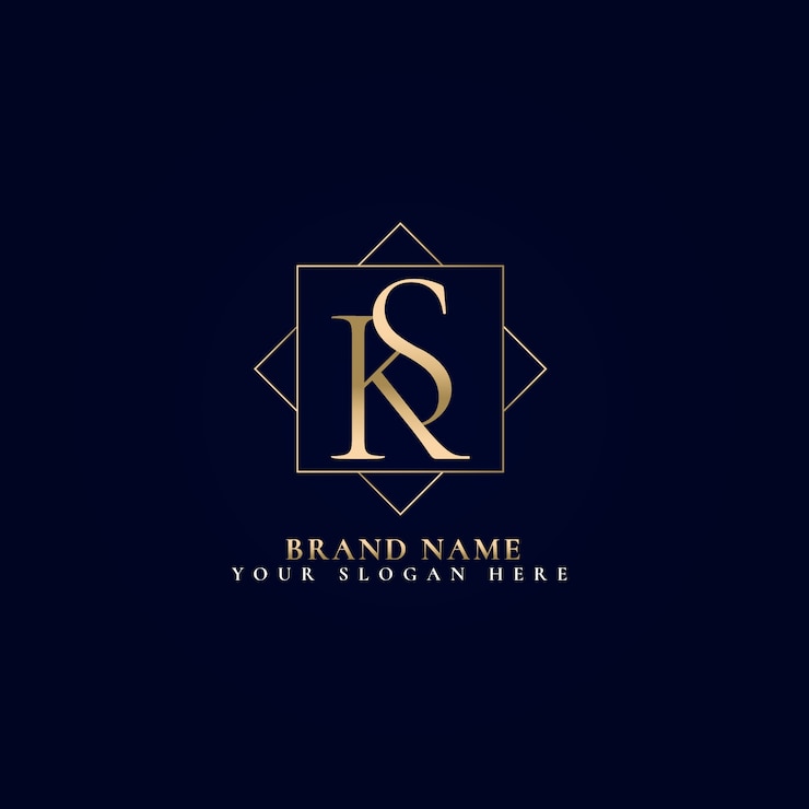 Vector Gratis logo ks atau sk gradien