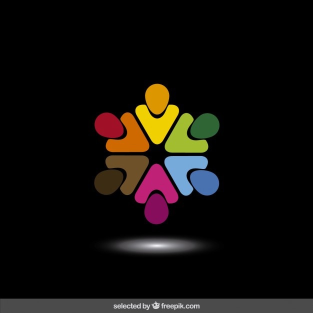 Vector Gratis logo lingkaran abstrak