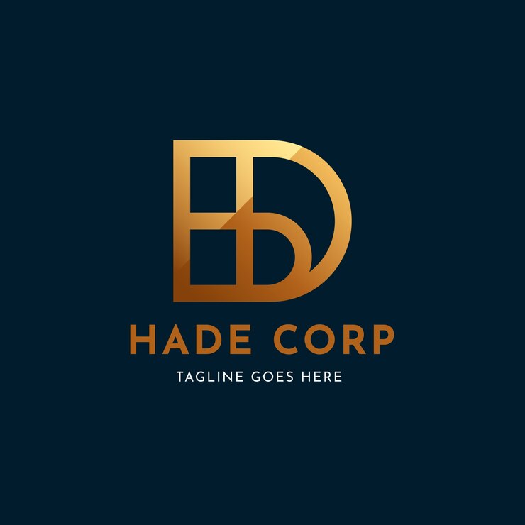 Vector Gratis logo monogram hd gradien