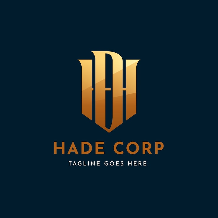 Vector Gratis logo monogram hd gradien