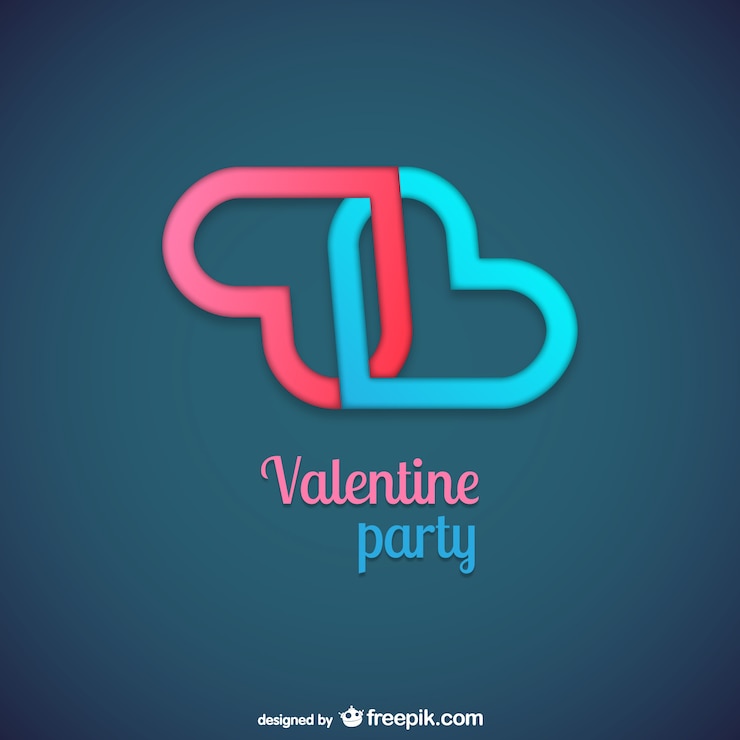 Vector Gratis logo pesta valentine