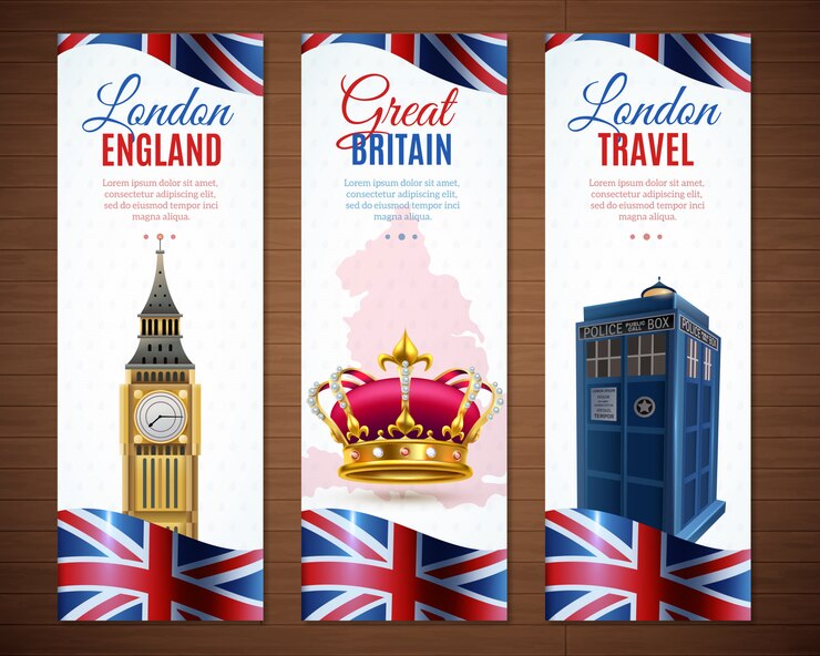 Vector Gratis london vertical banners collection