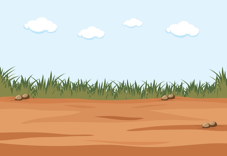 Vector Gratis low point of view in nature landscape