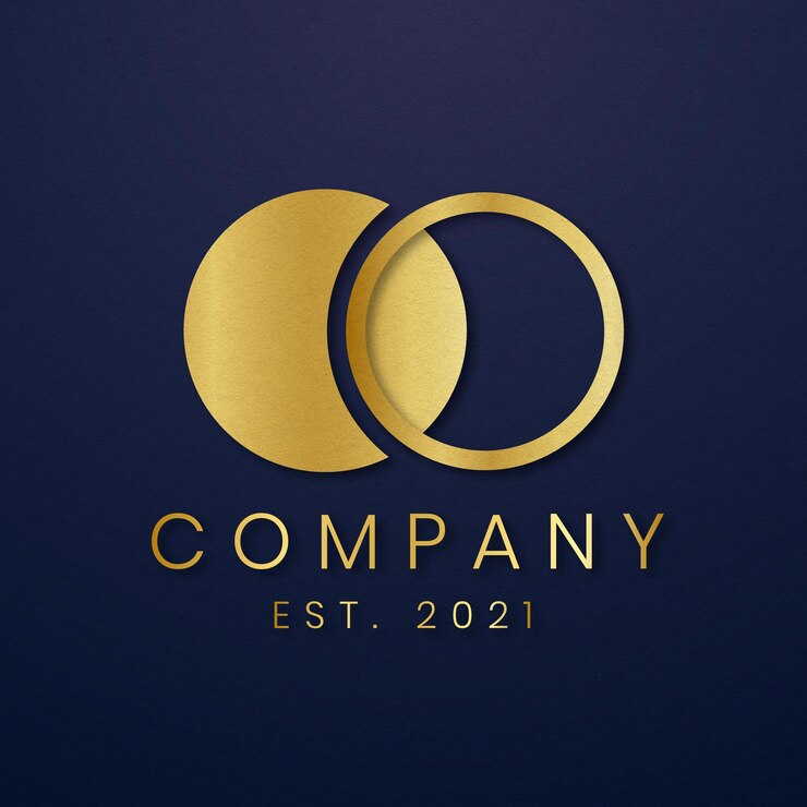 Vector Gratis luxury business logo  gold icon