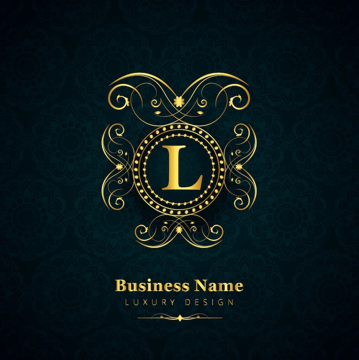 Vector Gratis luxury letter l logo
