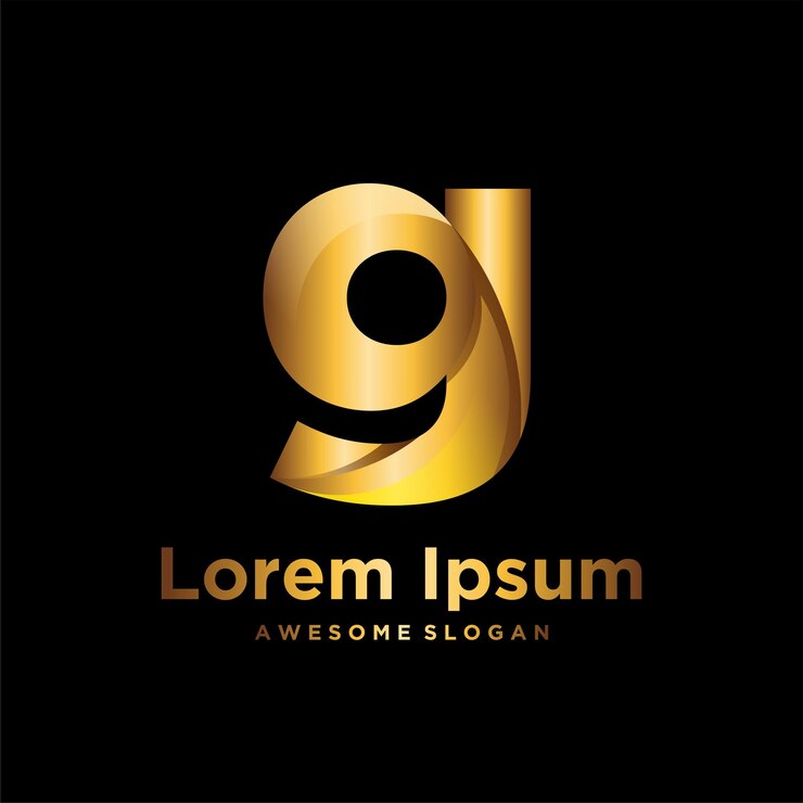 Vector Gratis luxury letter logo gradient design illustration