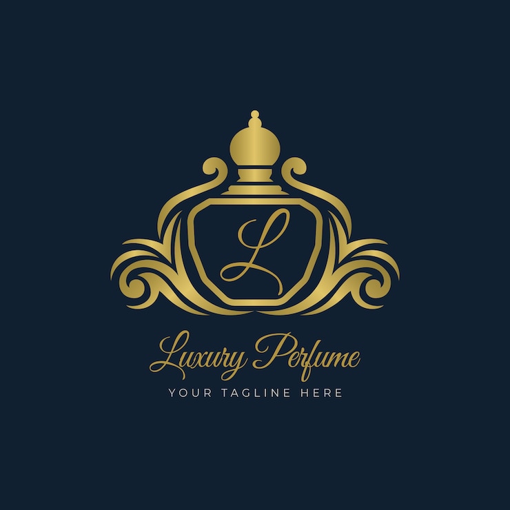 Vector Gratis luxury perfume logo template
