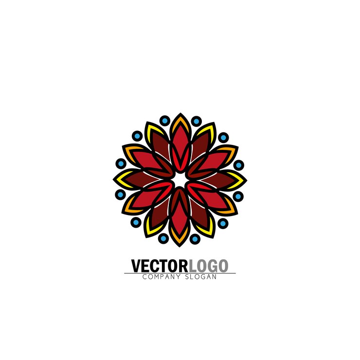 Vector Gratis mandala logo design