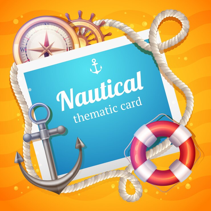 Vector Gratis marine card template