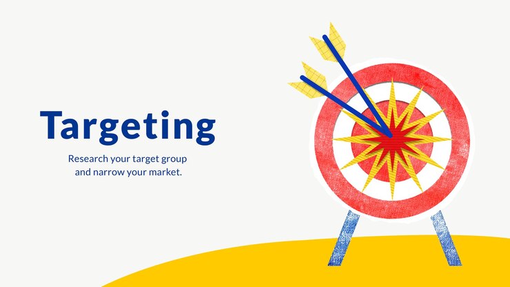 Vector Gratis market targeting business template vector with dart arrow graphic