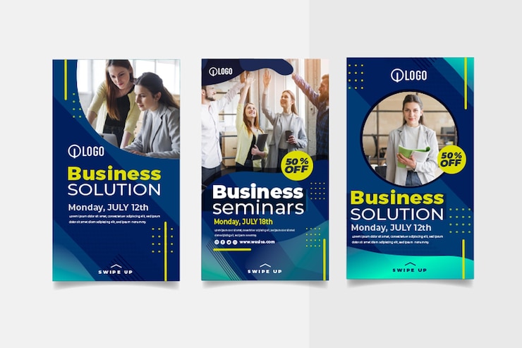 Vector Gratis marketing business instagram stories collection
