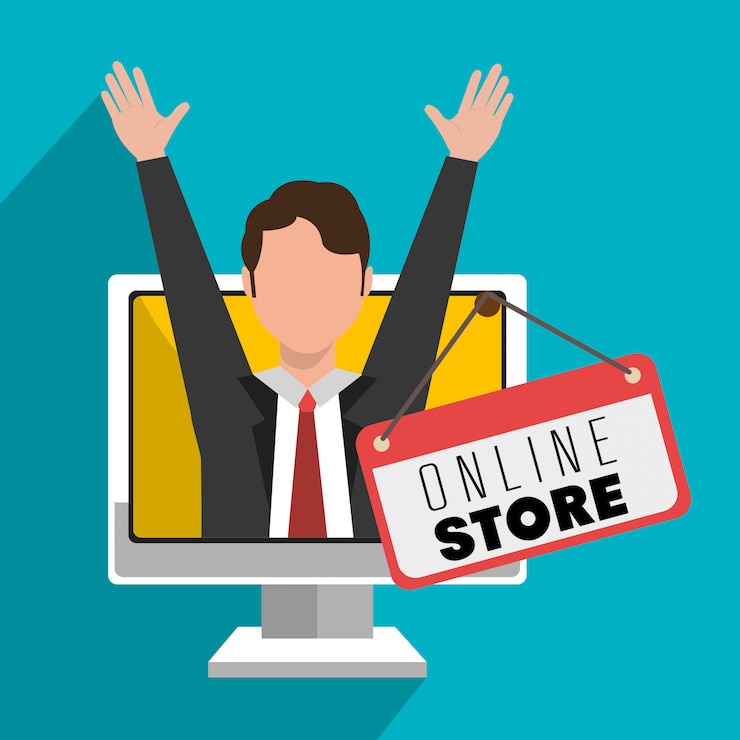 Vector Gratis marketing online and ecommerce sales
